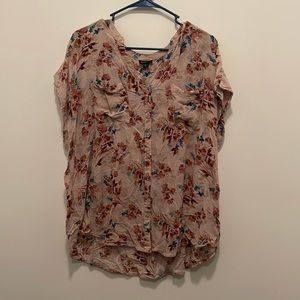 Torrid Harper blouse size 2 loose shirt